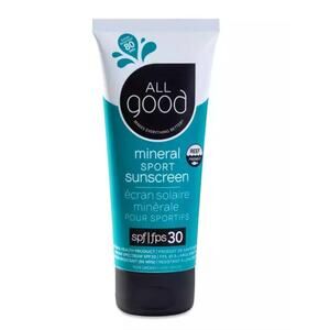 All Good Sport Mineral Sunscreen Lotion Face & Body SPF 30+ (3 oz)